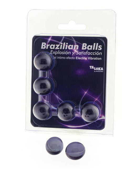 Set 5 Brazilian Balls Gel Electric Vibration Effect