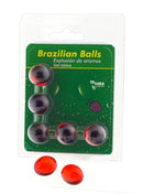Set 5 Brazilian Balls Strawberry Flavor - Secretsextoys.store