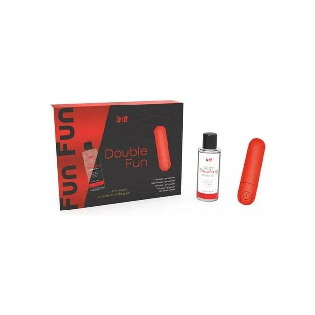 Vibrating Bullet and Strawberry Sliding Gel