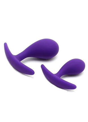 Set of 2 Anatomic Butt Plugs Copenhagen Purple