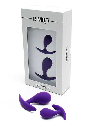 Set of 2 Anatomic Butt Plugs Copenhagen Purple