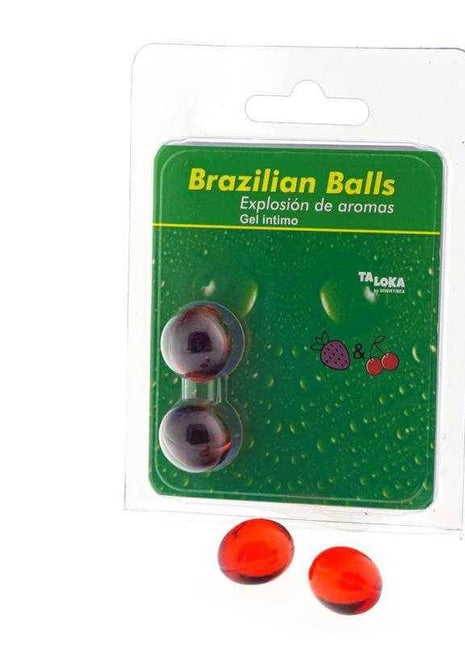 Set of 2 Flavored Brazilian Massage Balls