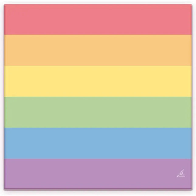 Set of 20 Napkins with the LGBT+ Colors