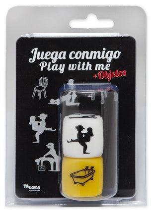 Set of white postures dice and a places dice.