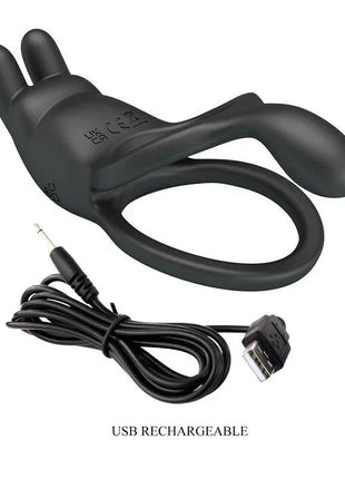 Seth Vibrating Double Cock Ring