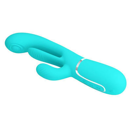 Triple Rabbit Vibrator Turquoise Shania