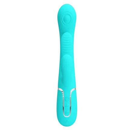 Triple Rabbit Vibrator Turquoise Shania