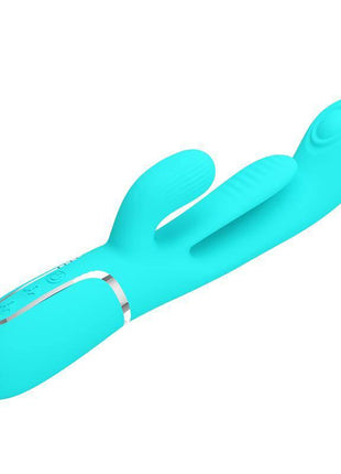 Triple Rabbit Vibrator Turquoise Shania