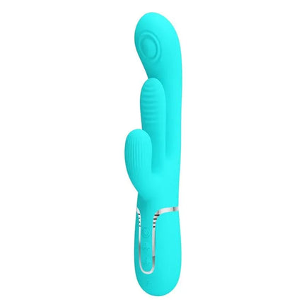 Triple Rabbit Vibrator Turquoise Shania