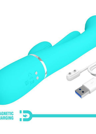 Triple Rabbit Vibrator Turquoise Shania