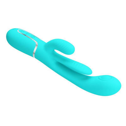 Triple Rabbit Vibrator Turquoise Shania