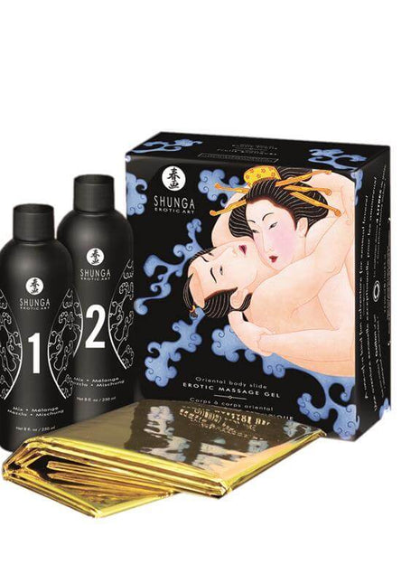 Shunga Massaje Gel Kit Exotic Fruits Aroma