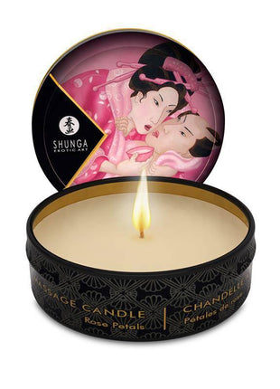 Shunga Mini Candle for Massage Rose