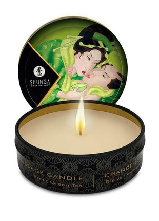 Shunga Mini Candle Massage Green Tea