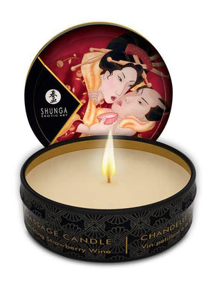 Shunga Mini Candle Massage Strawberry Wine