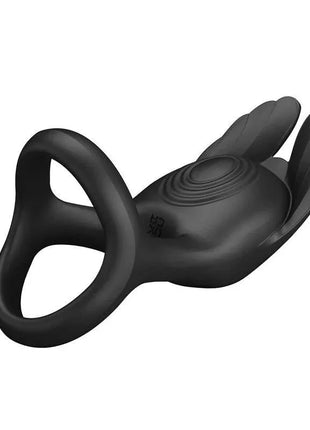 Silas Vibrating Penis Ring Black