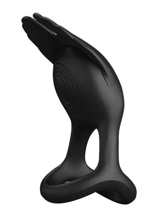 Silas Vibrating Penis Ring Black