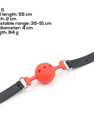 Silicone Breathable Ball Gag S - 4 cm