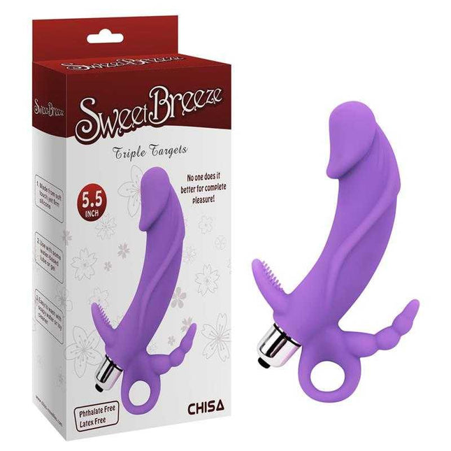 Silicone Clitoral Stimulator - Venus 4.7x3.7cm Purple