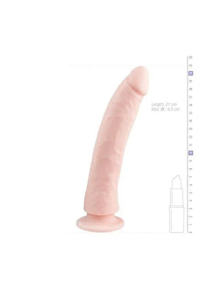 Silicone dildo flesh 21 cm realistic lifelike silicone adult toy