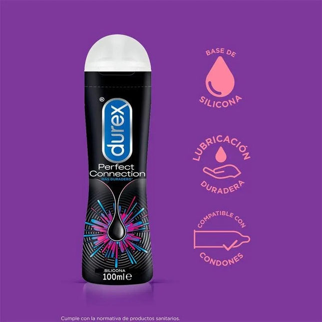 Silicone Lub Perfect Connection 100 ml bottle of premium silicone lubricant for enhanced intimate pleasure and long-lasting smoothness