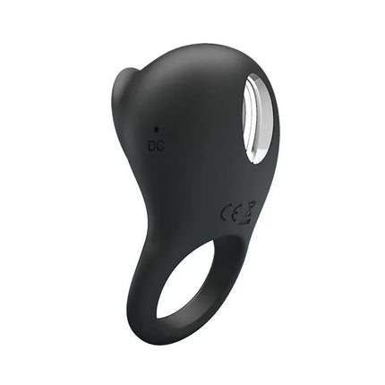 Silicone Vibrating Cock Ring with Licking Function