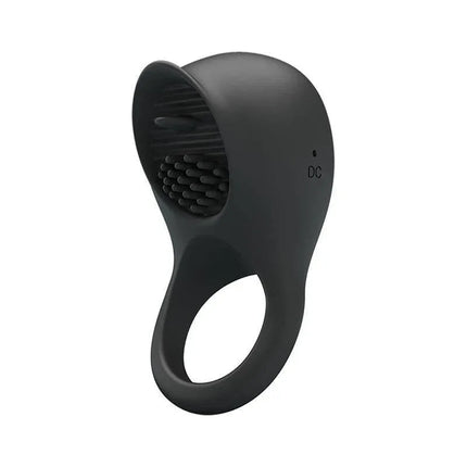 Silicone Vibrating Cock Ring with Licking Function