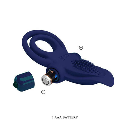 Silicone Vibrating Penis Ring with 10 Modes