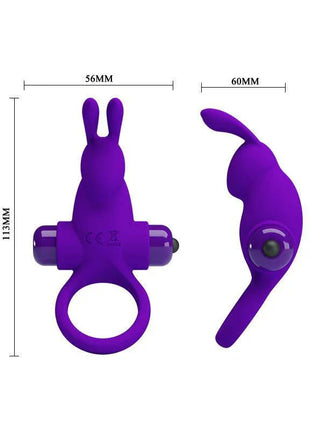 Silicone Vibrating Rabbit Cock Ring