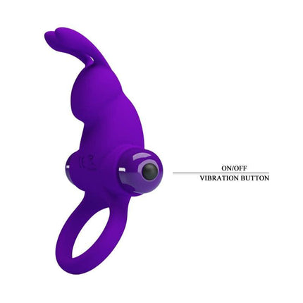 Silicone Vibrating Rabbit Cock Ring