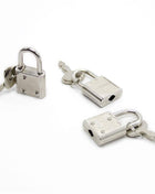 Silver Padlock with Keys by Latetobed BDSM Line