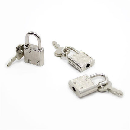 Silver Padlock with Keys by Latetobed BDSM Line