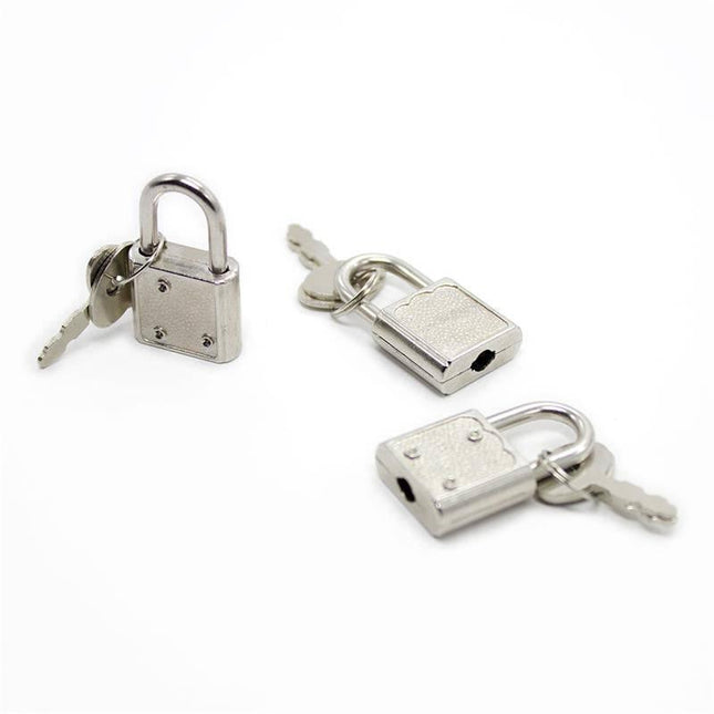 Silver Padlock with Keys by Latetobed BDSM Line
