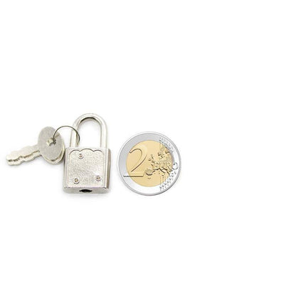Silver Padlock with Keys by Latetobed BDSM Line