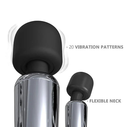 Silver Wand Body Massager Rechargeable