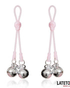 Skull Nipple Clamps with Ring Bells