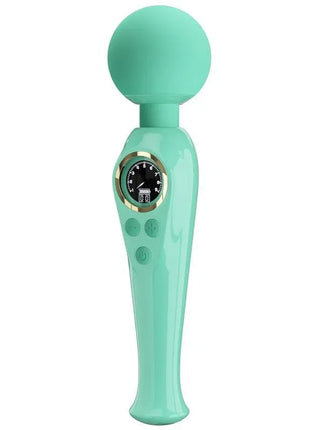Skyler Massager Wand with Digital Screen Green