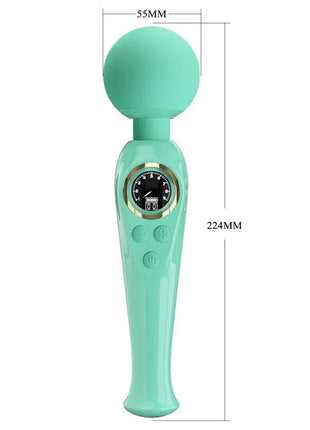Skyler Massager Wand with Digital Screen Green