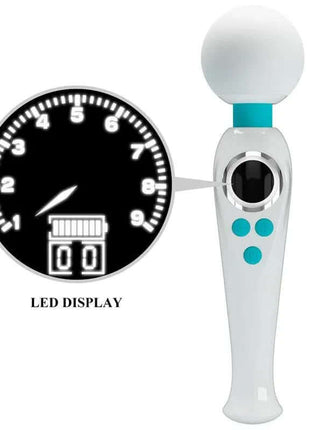 Skyler Massager Wand with Digital Screen White