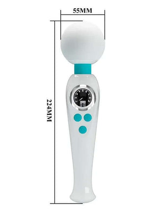 Skyler Massager Wand with Digital Screen White