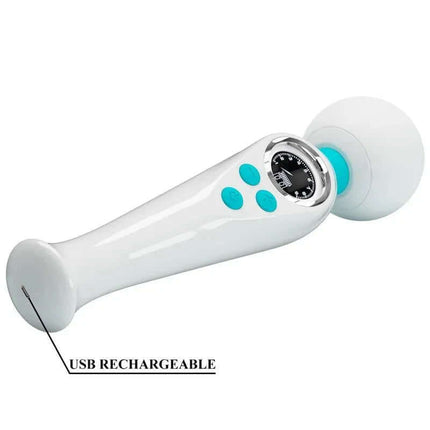 Skyler Massager Wand with Digital Screen White