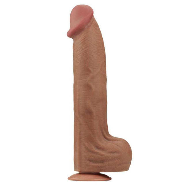 Sliding Skin Dual Layer 14 realistic dual-density flexible dildo with smooth outer skin and firm interior