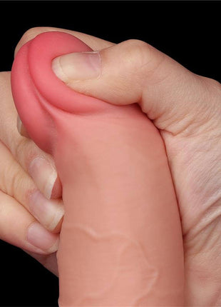 Sliding Skin Dual Layer Dildo 7.5