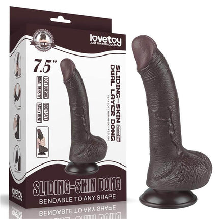 Sliding Skin Dual Layer Dildo 7.5 – Ultimate Realistic Pleasure by secretsextoys.store