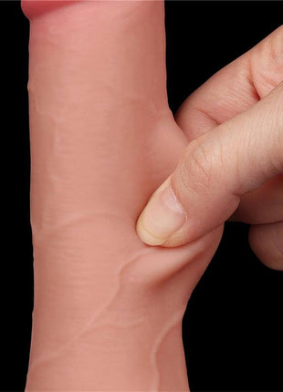 Sliding Skin Dual Layer Dildo 7.5