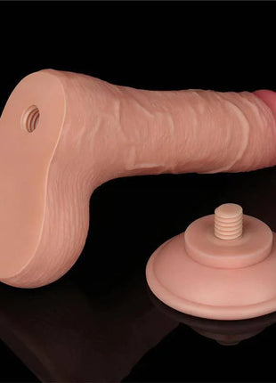 Sliding Skin Dual Layer Dildo 7.5