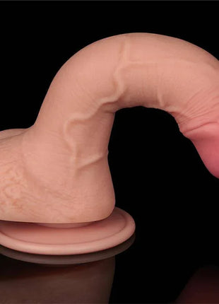 Sliding Skin Dual Layer Dildo 7.5