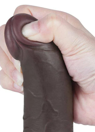 Sliding Skin Dual Layer Dildo 7.5