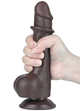 Sliding Skin Dual Layer Dildo 7.5