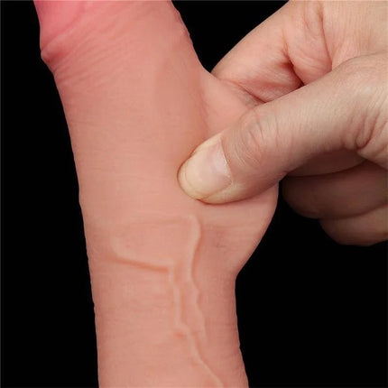 Sliding Skin Dual Layer Dildo 7.5